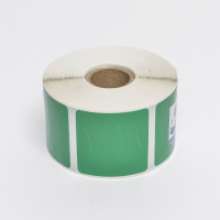 Rolls of 700 Pairs of GREEN Foot Shaped Labels