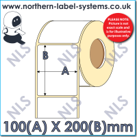800284-605 - Direct Thermal Labels - 102mm x 152mm Z-Perform 1000D