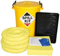 Chemical Spill Kit with Drip Tray