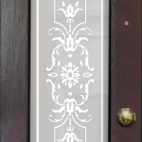 Hope Victorian Frosted Door Pattern