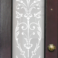 Lucy Victorian Frosted Door Pattern