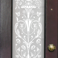 Ruth Victorian Frosted Door Pattern