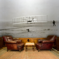 Wright Brothers Wall Mural