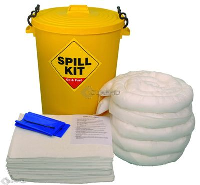90 Litre Oil and Fuel Only Spill Kit in Plastic Drum