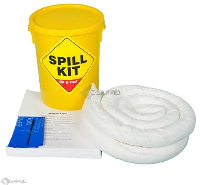 35 Litre Oil and Fuel Spill Kit in a Plastic Drum