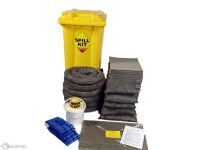 250 Litre General Purpose/Maintenance Spill Kit in Wheeled Bin