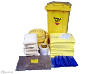 255 Litre Chemical/Universal Spill Kit in Wheeled Bin