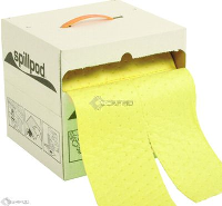Chemical Absorbent Roll in Dispenser Box 31cm x 30m Heavyweight  Bonded