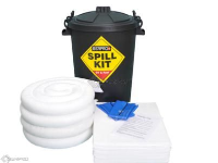 80 Litre Oil & Fuel Spill Kit in Black Drum