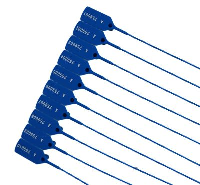 100 Tamper Proof Security Tags - BLUE - EB