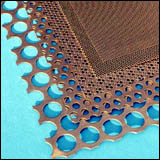 Exotic Material Perforated Sheet