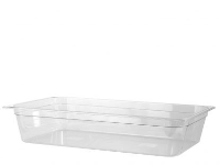 1/1 GN X 100mm Clear Polycarbonate Gastronorm Food Container