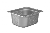 1/2 Perforated Gastronorm 150mm Deep stainless steel food pan