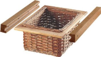 Kitchen pull out Wicker Basket set for 400mm Unit