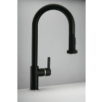 paini arena pull out spray tap finish-black