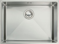 Stainless steel undermount single bowl, 570 x 430 mm