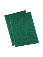 3M 7496 GP Green ScotchBrite Handpad 155mm x 225mm (Pack of 20)