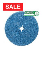 Awuko ZT62X Zirconia Cloth Floor Sanding Edger Disc 178mm with Centre Hole  - Pack of 50 (fits Lagler FLIP Edge Sander)