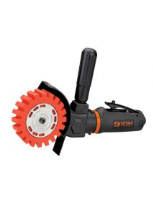 Dynabrade NZ1 Nitro Series&#8482; Nitrozip Eraser Wheel Surface Prep Tool .5hp, Right Angle, 3500rpm, Belt Driven, Rear Exhaust
