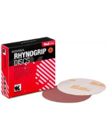 Indasa Rhynogrip Redline Aluminium Oxide Self-Grip Discs 150mm No Hole  - Pack of 50