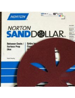 Norton Sand Dollar Surface-Prep Discs  407mm Red Medium - Pack of 4 (662611941143)