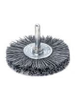 Lessmann Steel Wheel Brush with Shank 80mm x 18mm x 6mm STA0.30 - Pack of 10