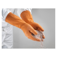 Ansell VersaTouch 87-370 Orange Latex Chemical Resistant Gloves