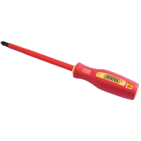 Draper No: 3 x 250mm Fully Insulated Soft Grip PZ TYPE Screwdriver. (sold loose) 46538