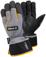 1 Pair Size 7 S Tegera Pro 9113 Microthan Synthetic Leather Winter Lined Gloves Waterproof