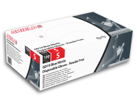 Box 100 Shield 2 GD19 Blue Nitrile Disposable Gloves Large