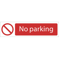 Draper 'No Parking' Prohibition Sign 73163
