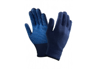1 Pair Size XS-S Ansell 78-203 Versatouch PVC Dot Grip Palm Thermal Warm Stretch Work Gloves Cold Handling
