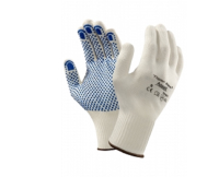 6 Pairs Ansell 76-301 Tiger Paw PVC Dot Grip Gloves XL