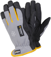 1 Pair Size 8 M Tegera Pro 9127 Microthan Synthetic Leather Winter Lined Gloves Windproof Back