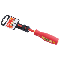 Draper No: 0 x 75mm Fully Insulated Soft Grip Cross Slot Screwdriver. (display packed) 46527
