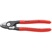 Knipex 165mm Copper or Aluminium Only Cable Shear with Sprung Handles 82576