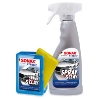 Sonax Xtreme Spray & Clay Kit - Lubricant Spray And Clay Bar