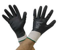 6 Pairs Polyco Matrix F Grip Fully Coated Nitrile Gloves Small