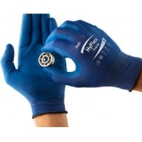 Ansell 11-818 Hyflex Glove Nitrile Foam Coating on 18 Gauge Nylon-Spandex Liner Palm Coated-Pair-10