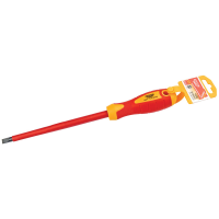 Draper Expert 8mm x 200mm Fully Insulated Plain Slot Screwdriver. (Display Packed) 07477