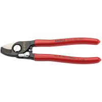 Knipex 165mm Copper or Aluminium Only Cable Shear with Sprung Handles 09447
