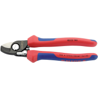 Knipex 165mm Copper or Aluminium Only Cable Shear with Sprung Heavy Duty Handles 09448