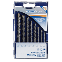 Draper Expert 8Pce Masonry Drill Set 24903