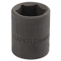 Draper Expert 22mm 1/2" Square Drive Impact Socket (Sold Loose) 26890