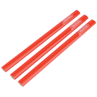 Draper Pack of Three Carpenters Pencils 174mm Long 34180