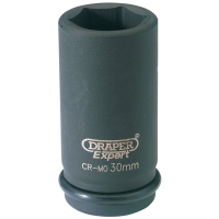 Draper Expert 30mm 3/4" Square Drive Hi-Torq? 6 Point Deep Impact Socket 71916