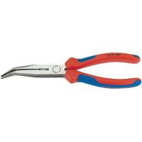 Knipex 200mm Angled Long Nose Pliers with Heavy Duty Handles 77004