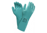 Ansell Solvex 37-675 Green Nitrile Chemical Resistant Gloves 