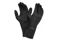 ANSELL Extra 87-950 Black Latex Chemical Resistant Gloves 