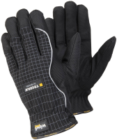 1 Pair Size 8 M Tegera Pro 9161 Microthan Synthetic Leather Bamboo Half Lined Windproof Work Gloves